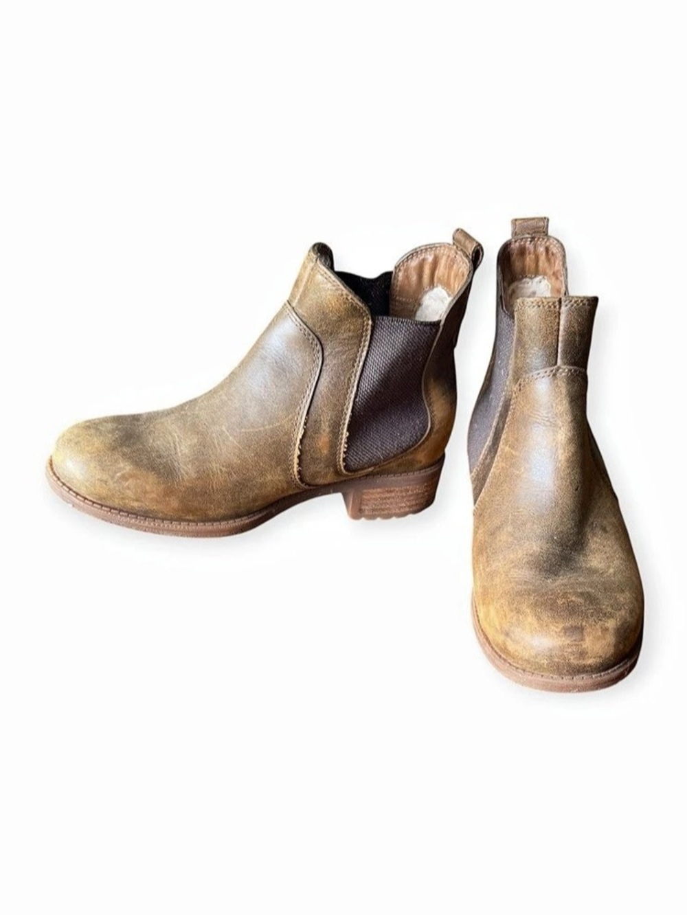 UGG Harrison Chelsea Boot Brown Ankle Boots US 6